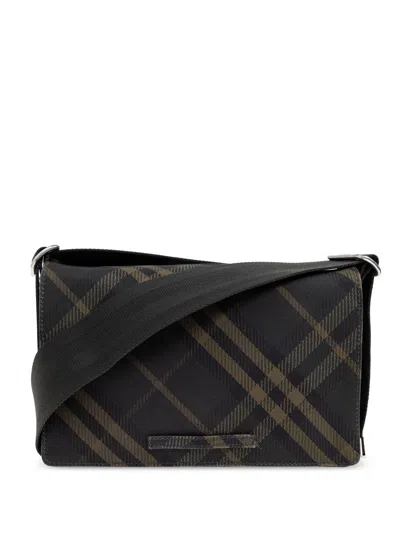 Burberry Trench Messenger Bag In Brown