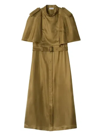 BURBERRY TRENCH MIDI DRESS