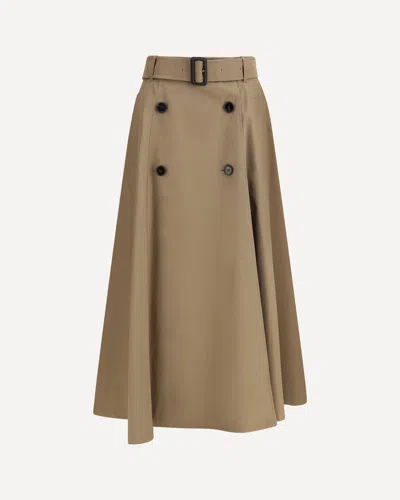BURBERRY TRENCH MIDI SKIRT