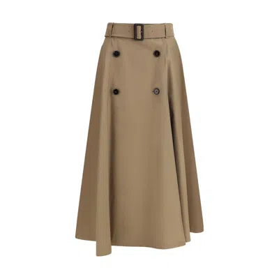 BURBERRY TRENCH MIDI SKIRT
