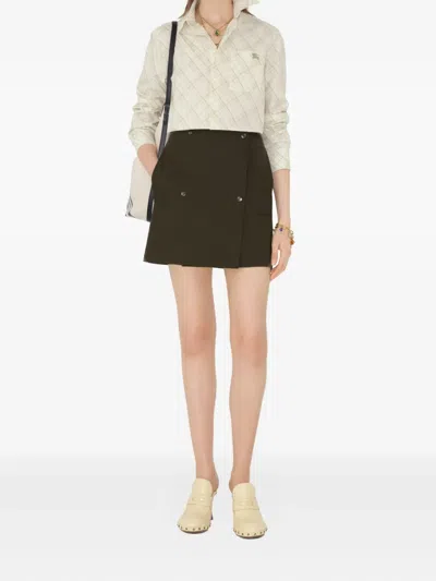 BURBERRY TRENCH MINI SKIRT