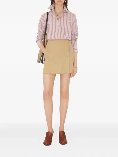 BURBERRY TRENCH MINI SKIRT