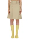 Burberry Trench Skirt In Neutral