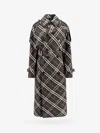Burberry Signature Check Double-breasted Trench Coat