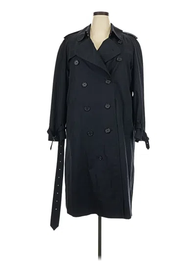 Pre-owned Burberry Trenchcoat In Blue