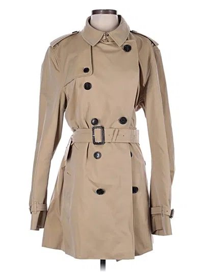 Pre-owned Burberry Trenchcoat In Tan