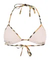 Burberry Triangle Bikini In Pink