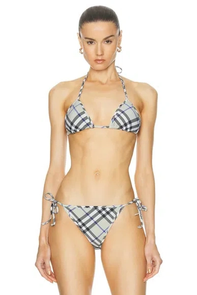 Burberry Triangle Bikini Top In Lichen Ip Check