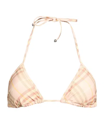Burberry Triangle Bikini Top In Neutral