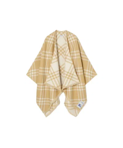 Burberry Tribar Check Cape In Multi
