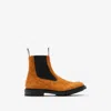 BURBERRY BURBERRY TRICKER'S SUEDE DEE HIGH CHELSEA BOOTS