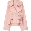 Burberry Tropical Gabardine Hooded Trench Jacket In Flora