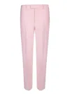 Burberry Wool Cigarette Pants With Pleats
