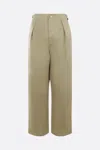 Burberry Adjustable Straps Wide-leg Cotton Pant