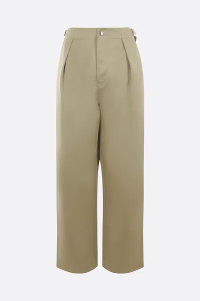 Burberry Trousers In Green