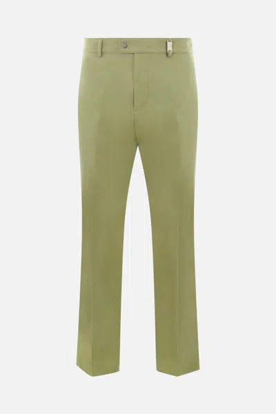 Burberry Trousers In Green