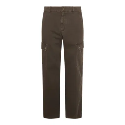 Burberry Trousers In Green