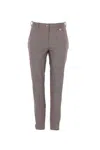 Burberry Trousers In Silver