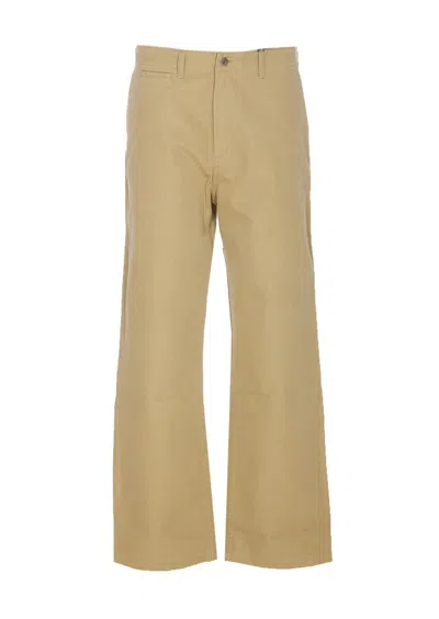 Burberry Trousers In Beige