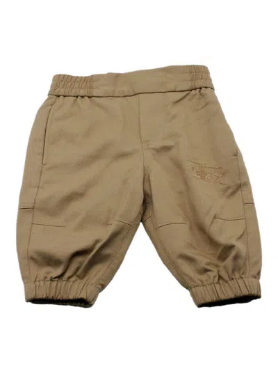 Burberry Trousers Beige In Neutral