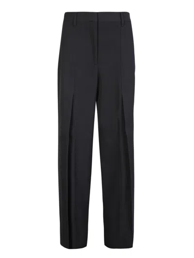 Burberry Trousers In Black