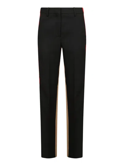Burberry Trousers In Black