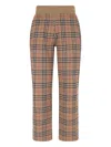 Burberry Trousers Sporty In Brown