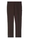 Burberry Slim Fit Cotton Chino Trousers Clothing In Brown