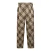 Burberry Ered Wool Tailored Trousers In Camp Ip Check