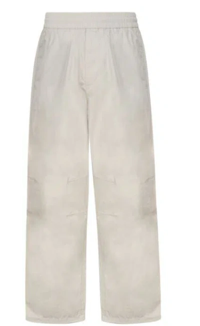Burberry Trousers In Gray