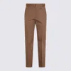 Burberry Trousers With Back And Side Pockets In Brown