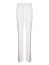 Burberry Viscose Blend Pants In White