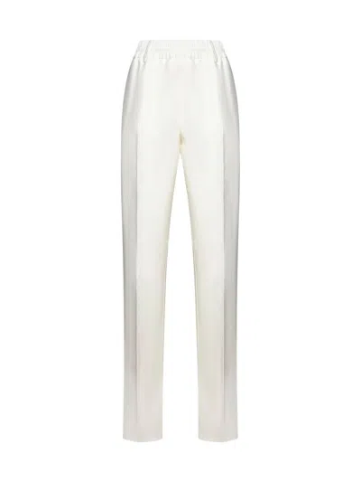 Burberry Trousers In White