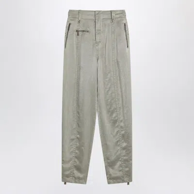 BURBERRY BURBERRY TROUSERS WITH B SHIELD EMBLEM IN