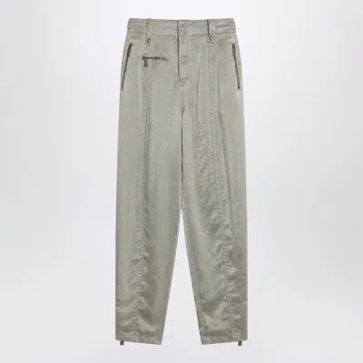 BURBERRY BURBERRY TROUSERS WITH B SHIELD EMBLEM IN