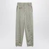 Burberry Trousers With B Shield Emblem In Lyocell Women