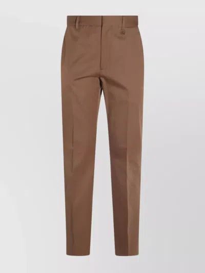 Burberry Trousers With Back And Side Pockets In Beige