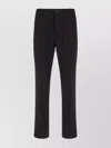 Burberry Trousers With Back Pocket And Front Crease In Black
