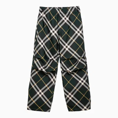 BURBERRY BURBERRY TROUSERS WITH CHECK PATTERN