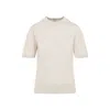 Burberry Natural Crewneck Solid T-shirt