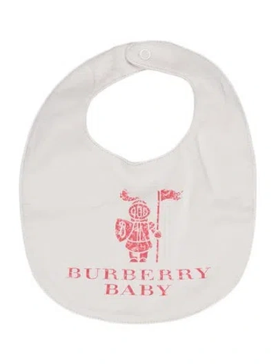 Pre-owned Burberry Babies' T-shirt & Bib Set In Neutrals