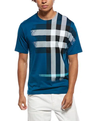 Burberry T-shirt In Blue