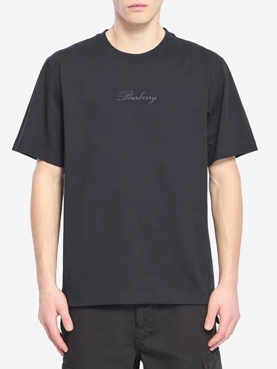 Burberry Tshirt In Black