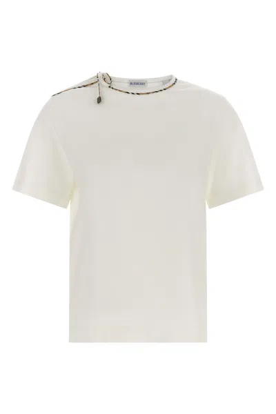 Burberry T-shirt 'frankie Bow' In White