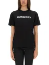 Burberry Frankie Logo-print Short-sleeve T-shirt In Black