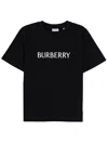 Burberry Frankie Logo-print Short-sleeve T-shirt In Black