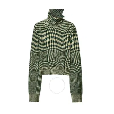 Burberry Turtle Neck Wool Blend Sweater
