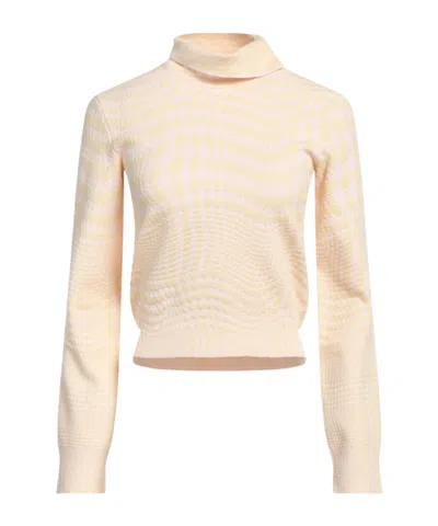 Burberry Turtleneck Knit Sweater In Nude