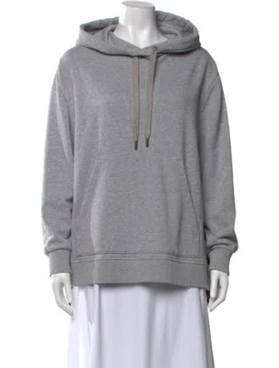 Pre-owned Burberry Turtleneck Long Sleeve Sweatshirt In Gray