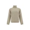 Burberry Turtleneck Sweater In Beige